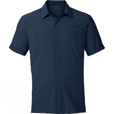 Camisa Vaude Skomer Hombre Azul Marino - Chile NMY532801